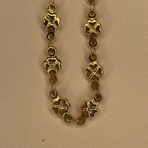 Slide Jewelry Clover Bracelet, Gold, NWOT